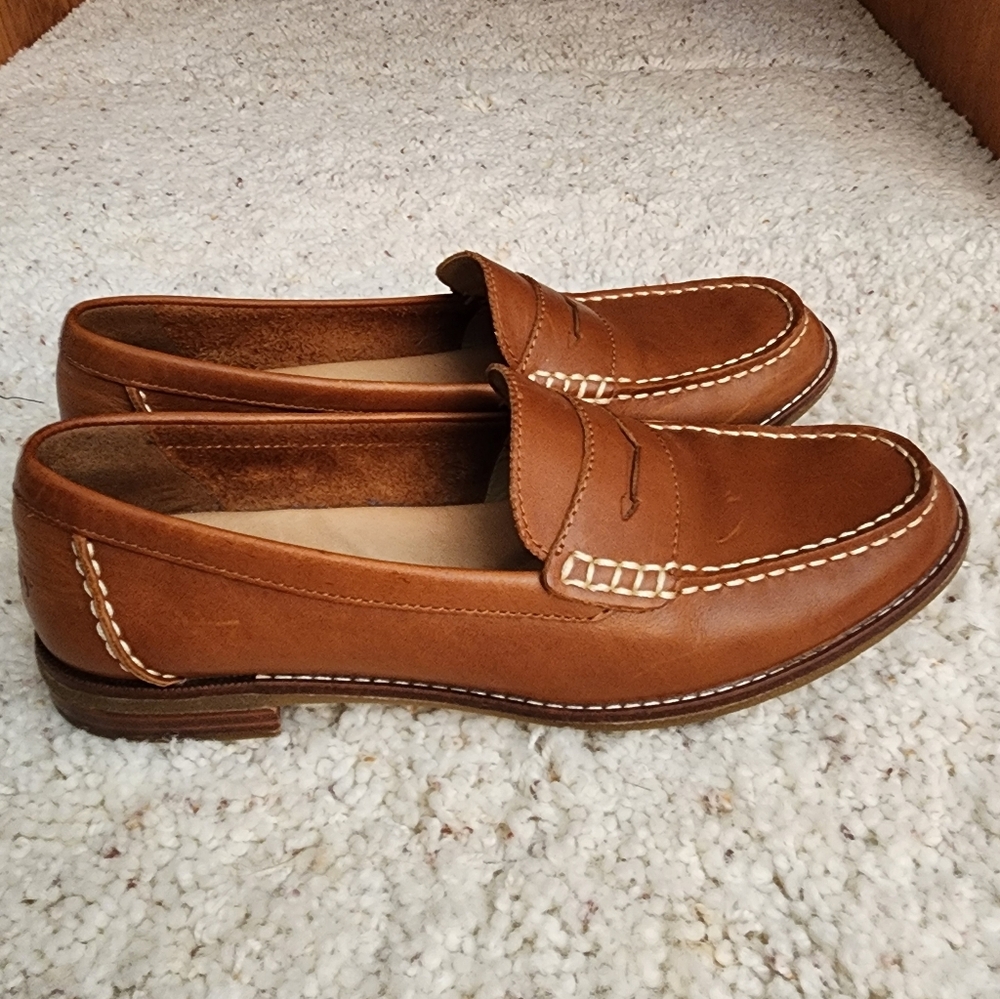 Sperry Tan Leather Loafers